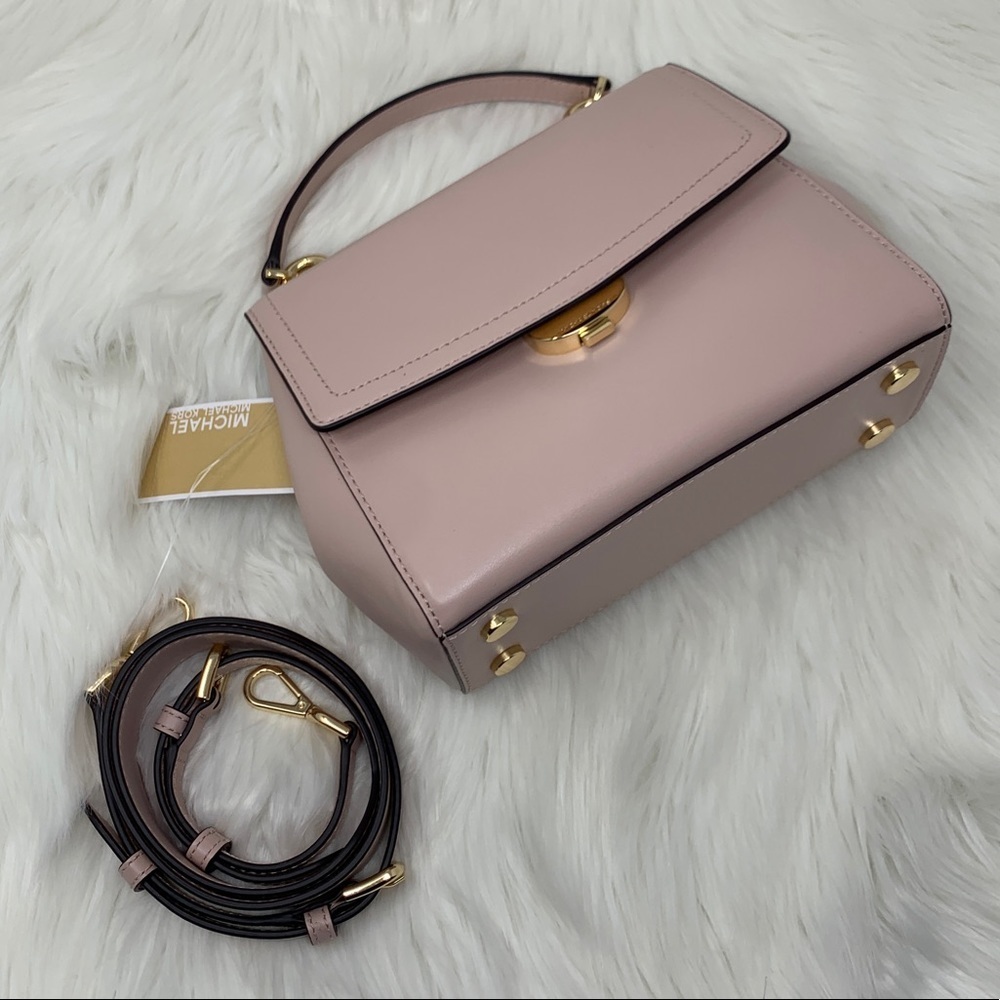 Michael Michael Kors Small Lt Pink Leather Satchel - Picture 14 of 16